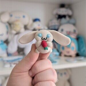 Cinnamoroll Strawberry Clay Figure Handmade